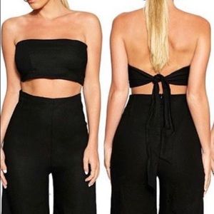 Naked Wardrobe Black Tie Bandeau